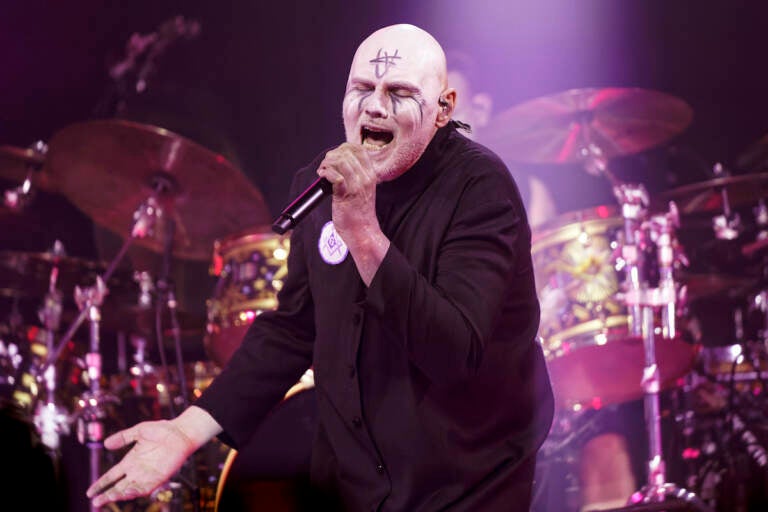 Billy Corgan of the Smashing Pumpkins performs at the Metro on Tuesday, Sept. 20, 2022, in Chicago. (Photo by Rob Grabowski/Invision/AP)