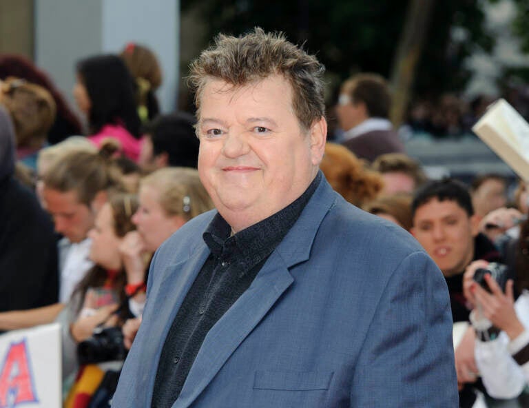File photo: Robbie Coltrane arrives in Trafalgar Square, central London, for the world premiere of ''Harry Potter and The Deathly Hallows: Part 2,'' the last film in the series on July 7, 2011. 