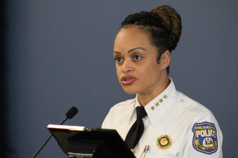 Philadelphia Police Commissioner Danielle Outlaw urged suspects to 