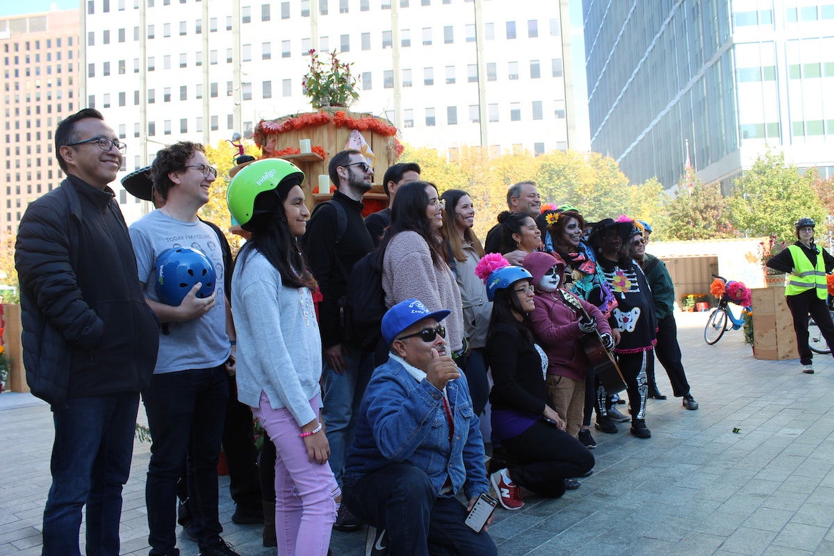 Mexicans In Philadelphia Celebrate Day Of The Dead At Love Park - WHYY