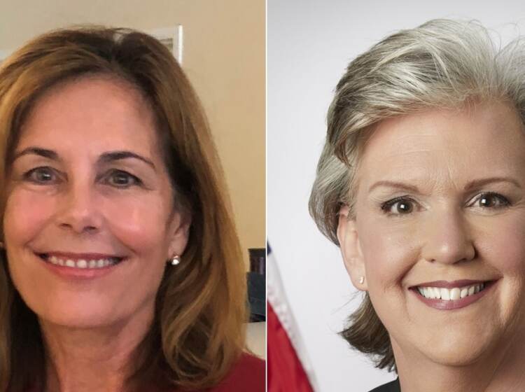 Democratic incumbent Kathy Jennings (left) is being challenged by Republican Julianne Murray. (Cris Barrish/courtesy of Julianne Murray)