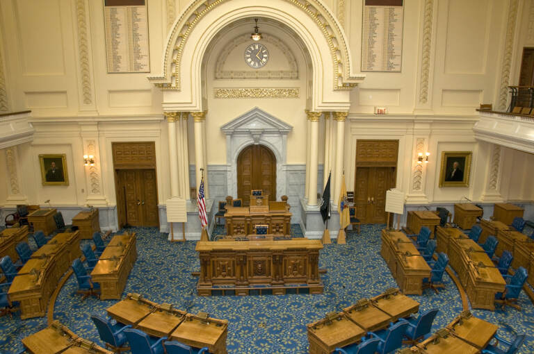 Interior view of the Assembly Chamber in the New Jersey State House. (SteveCummings/BigStock)