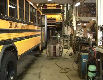 Catalytic converters were stolen from school buses in Centennial School District. (6abc)