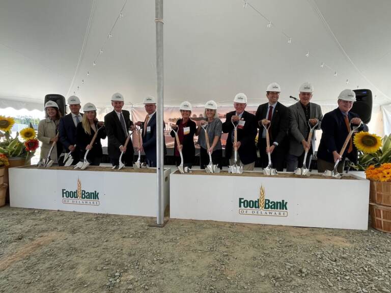 Food Bank of Delaware breaks ground on the new Center in Southern, Delaware. (Picture from Kim Turner, Public Relation of Food Bank of Delaware)