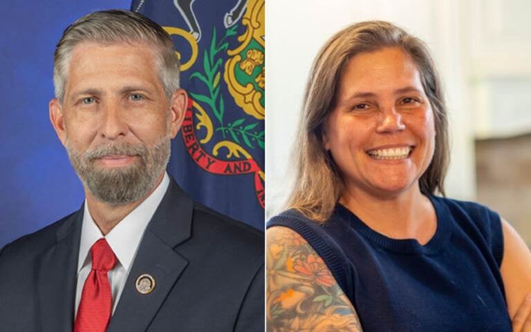 Left: Pa. state Rep. Craig Williams (Campaign)
Right: Democratic candidate Cathy Spahr (via Spahr campaign)