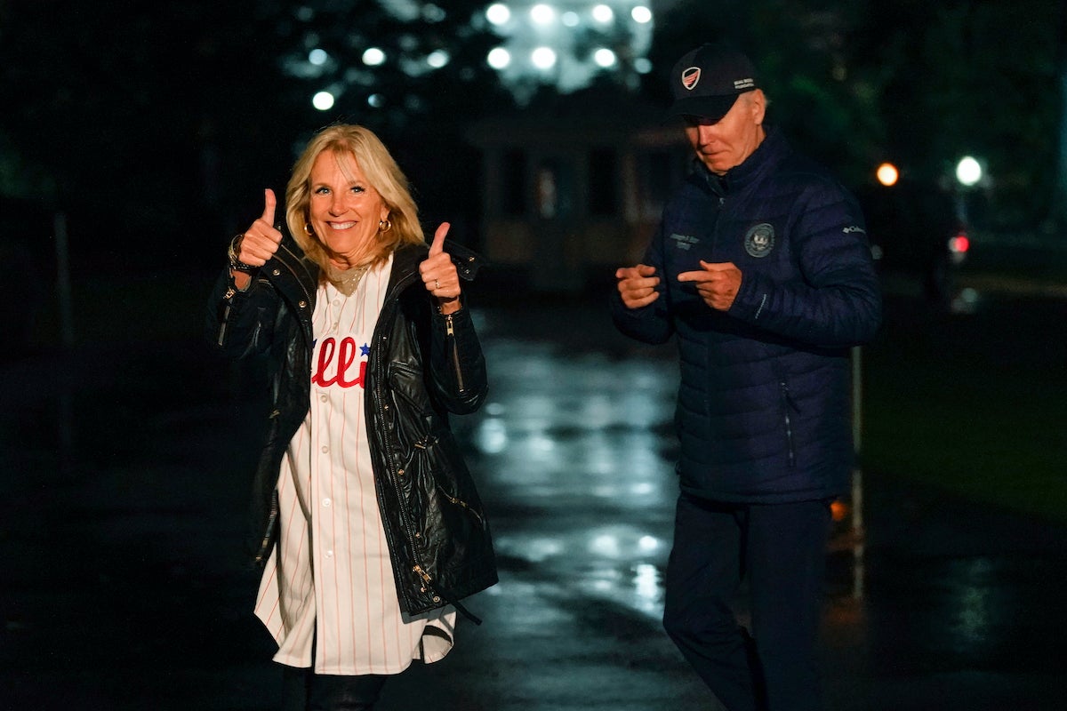 Phillies fan Jill Biden to attend World Series game - WHYY