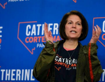 U.S. Sen. Catherine Cortez Masto is seen Monday. The Democrat defeated Adam Laxalt, a Trump-backed Republican and former Nevada attorney general. The win means Democrats retain the U.S. Senate. (Gregory Bull/AP)