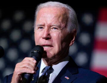 A closeup of Joe Biden