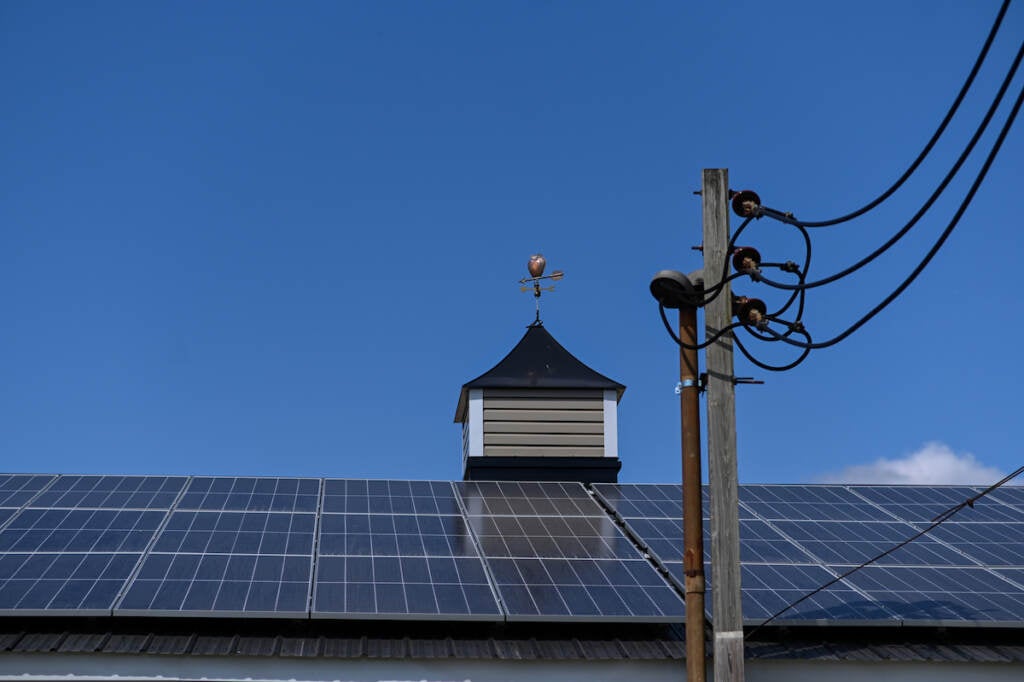 A solar panel is visible.