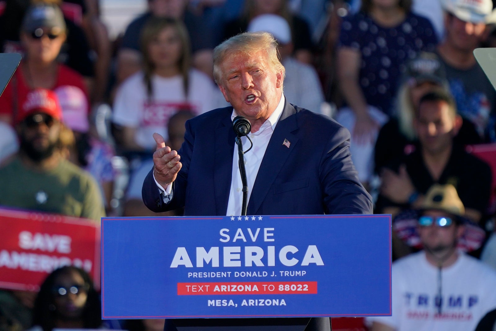 Trump 2024 Campaign Prepares For Post Midterms Launch WHYY   President Donald Trump Rally AP 110222 