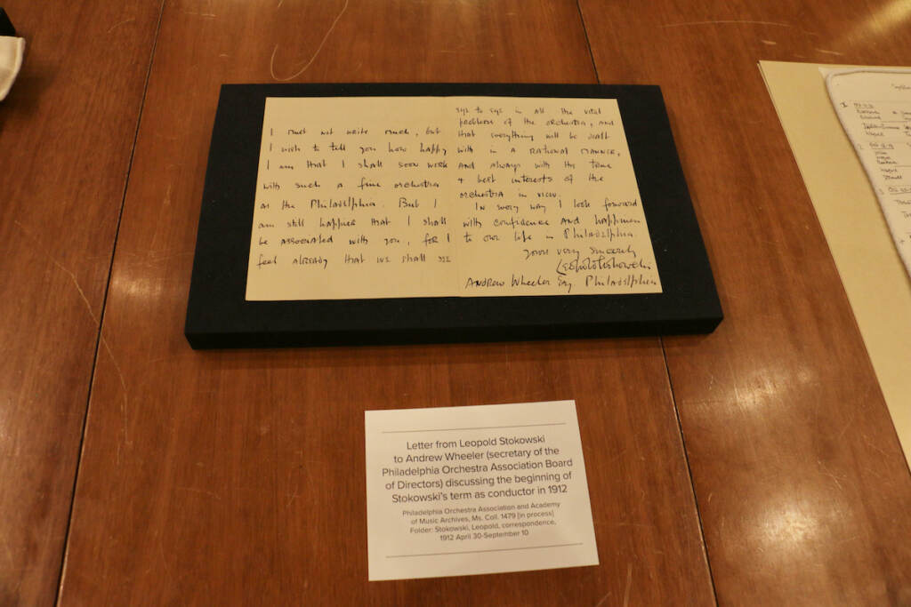 A letter is shown on a table.