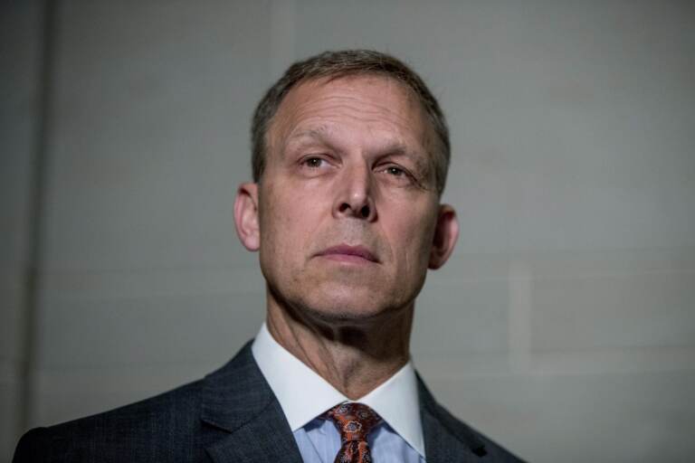 FILE PHOTO: In this Oct. 8, 2019 file photo, Rep. Scott Perry, R-Pa. from Pennsylvania's 10th U.S. Congressional District, appears before reporters on Capitol Hill in Washington. ()