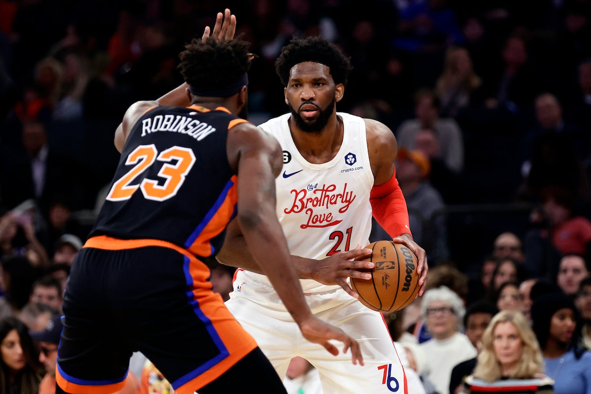 Embiid, Harden help 76ers blow by Knicks to win 8th straight - WHYY