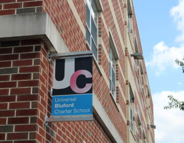 Bluford Charter School on Media Street in West Philadelphia. (Aubri Juhasz/WHYY)