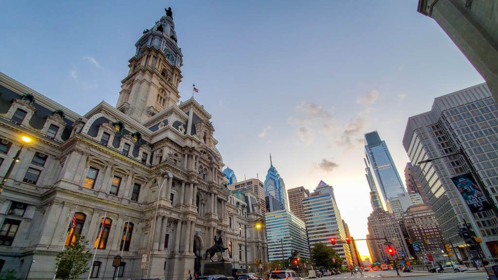 The north facade of Philadelphia City Hall.