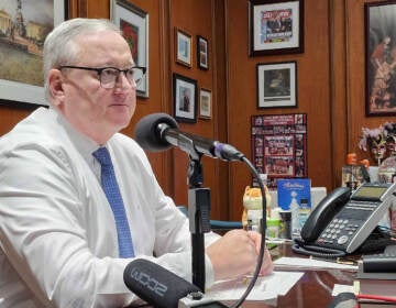 Mayor Jim Kenney in his office at City Hall