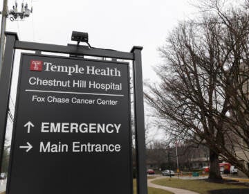 Chestnut Hill Hospital became part the of Temple University Health System in January of 2023. (Kimberly Paynter/WHYY)