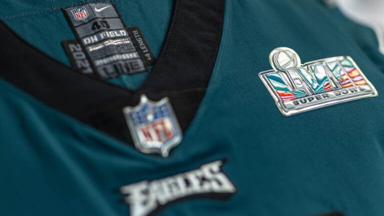 Take A Look Philadelphia Eagles Debut Super Bowl 57 Jerseys WHYY