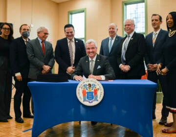 Governor Murphy Signs Legislation and Makes an Announcement at Stephen Sampson Senior Citizens Center in Elizabeth on January 5, 2023