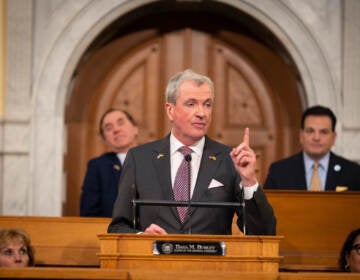 N.J. Governor Murphy delivers the 2023 State of the State Address at the Assembly Chambers in Trenton on Tuesday, Jan. 10, 2023