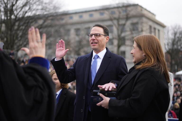 Shapiro takes oath of office to 48th Pa. governor WHYY