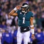 Jalen Hurts makes a statement early as Eagles soar past Giants and into NFC  Championship game - The Boston Globe