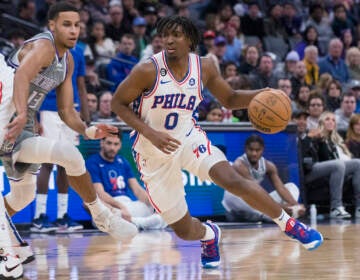 Philadelphia 76ers guard Tyrese Maxey