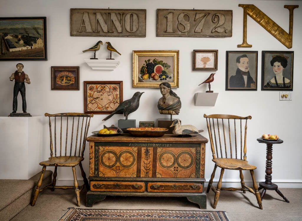 Various items of Americana collected by Charles and Olenka Santore that will be up for auction