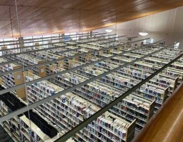 Interior shot of Chester County Library (Chester County Library and Henrietta Hankin Branch)