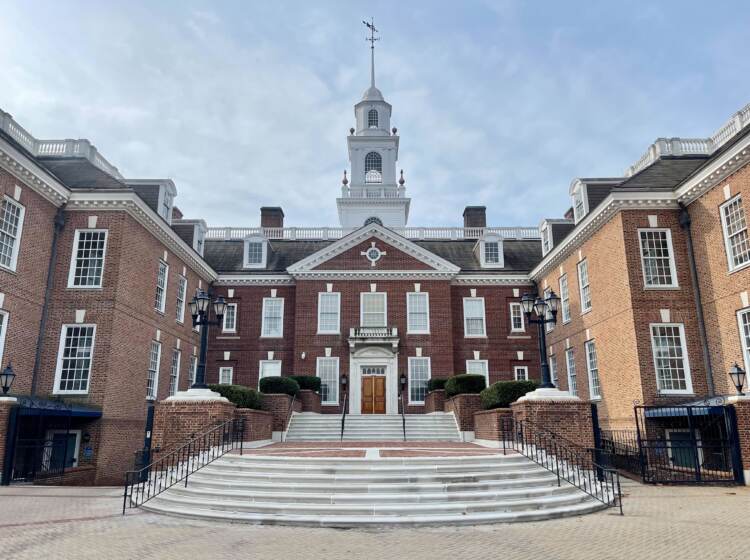 The Delaware General Assembly in session at the Legislative Hall in Dover, Delaware