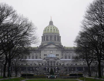 The Pa. State Capitol building is visible.