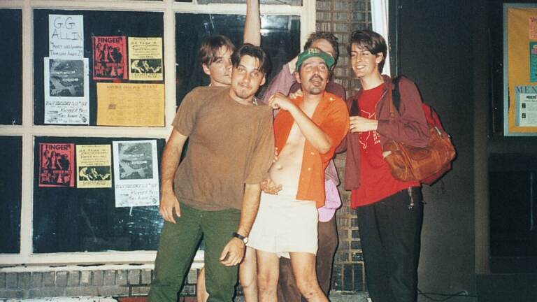 Pavement Archival photo of the Indie rock band Pavement
