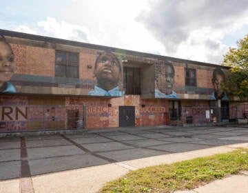 The exterior of Richard Wright School in Strawberry Mansion