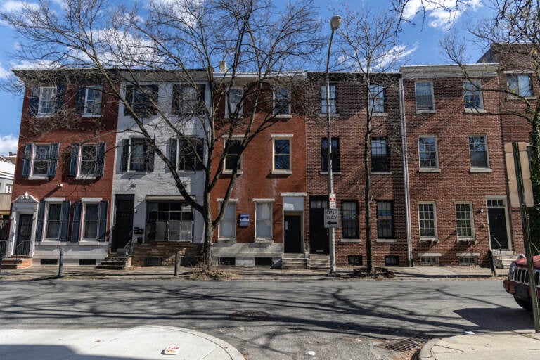 Rowhouses in Center City.