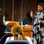 At-Large Council Member Latisha Bracy is sworn in on December 1, 2022