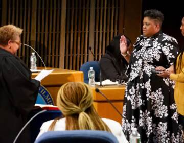 At-Large Council Member Latisha Bracy is sworn in on December 1, 2022