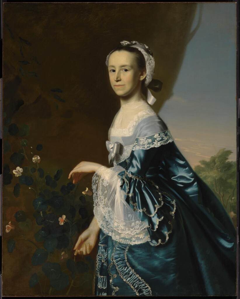 The painting ''Mrs. James Warren (Mercy Otis)'' John Singleton Copley, which Museum of Fine Arts Boston sent the Philadelphia Museum of Art after the Eagles defeated the Patriots in Super Bowl LII. (Museum of Fine Arts, Boston)