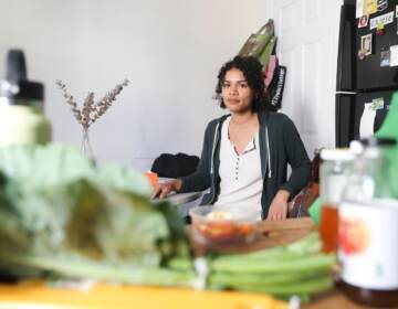 Cassie Hill relies both on Medicaid and the Supplemental Nutrition Assistance Program, or SNAP.  (Heather Khalifa/Philadelphia Inquirer)