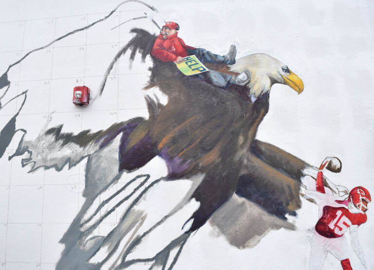 Philadelphia Eagles: Super Bowl 52 Moments Mural Officially