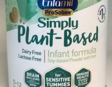 the type of plant-based infant formula being recalled over possible bacteria contamination.