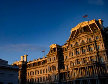The White House team of lawyers, strategists and veterans of Capitol Hill meets regularly in the Secretary of War suite inside the Eisenhower Executive Office Building. The White House team of lawyers, strategists and veterans of Capitol Hill meets regularly in the Secretary of War suite inside the Eisenhower Executive Office Building. (Samuel Corum/Getty Images)