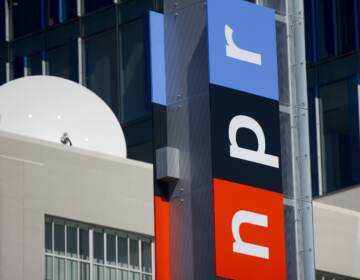 NPR will cut 10% of its workforce, CEO John Lansing said Wednesday. Lansing blamed a slowdown in advertising dollars. (SAUL LOEB/AFP via Getty Images)
