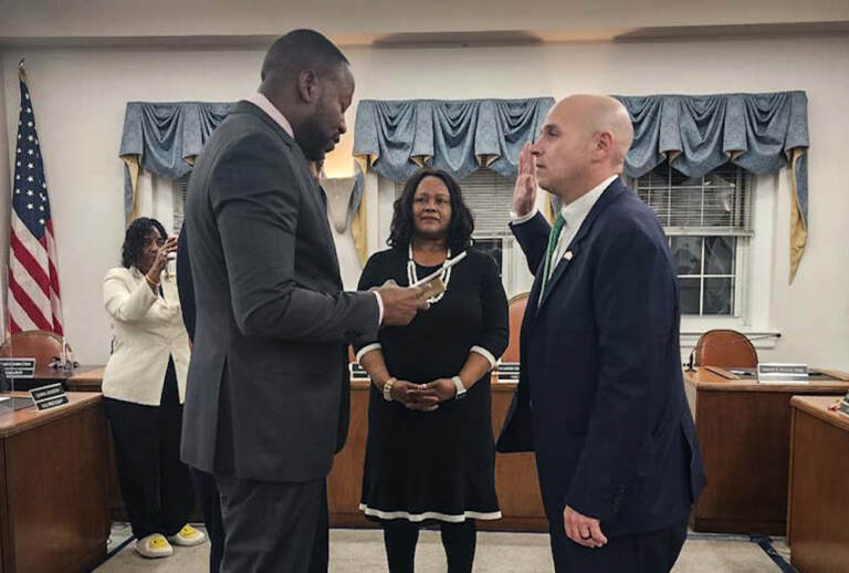 Henry Giammarco Jr. is sworn in as Yeadon's new police chief