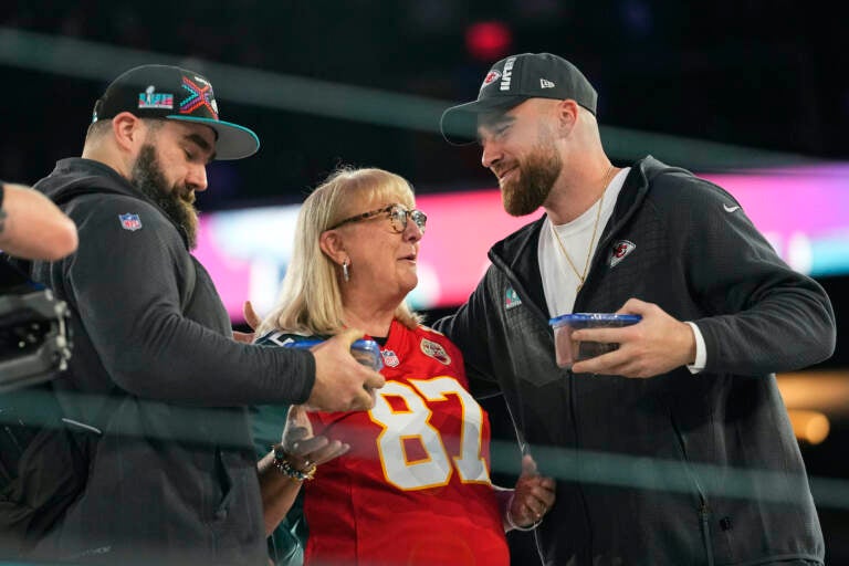 Donna Kelce brings cookies for sons at Super Bowl opener WHYY