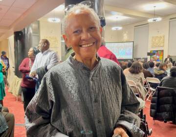 Nikki Giovanni smiling into the camera.