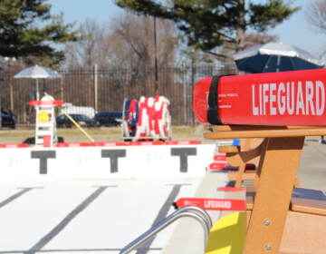 Last year, Parks and Rec recruited 196 lifeguards, and was able to open 80% of the city’s pools. Lifeguards are expected to make between $16-18 an hour depending on experience for 35 hours of work a week.(Cory Sharber/WHYY)