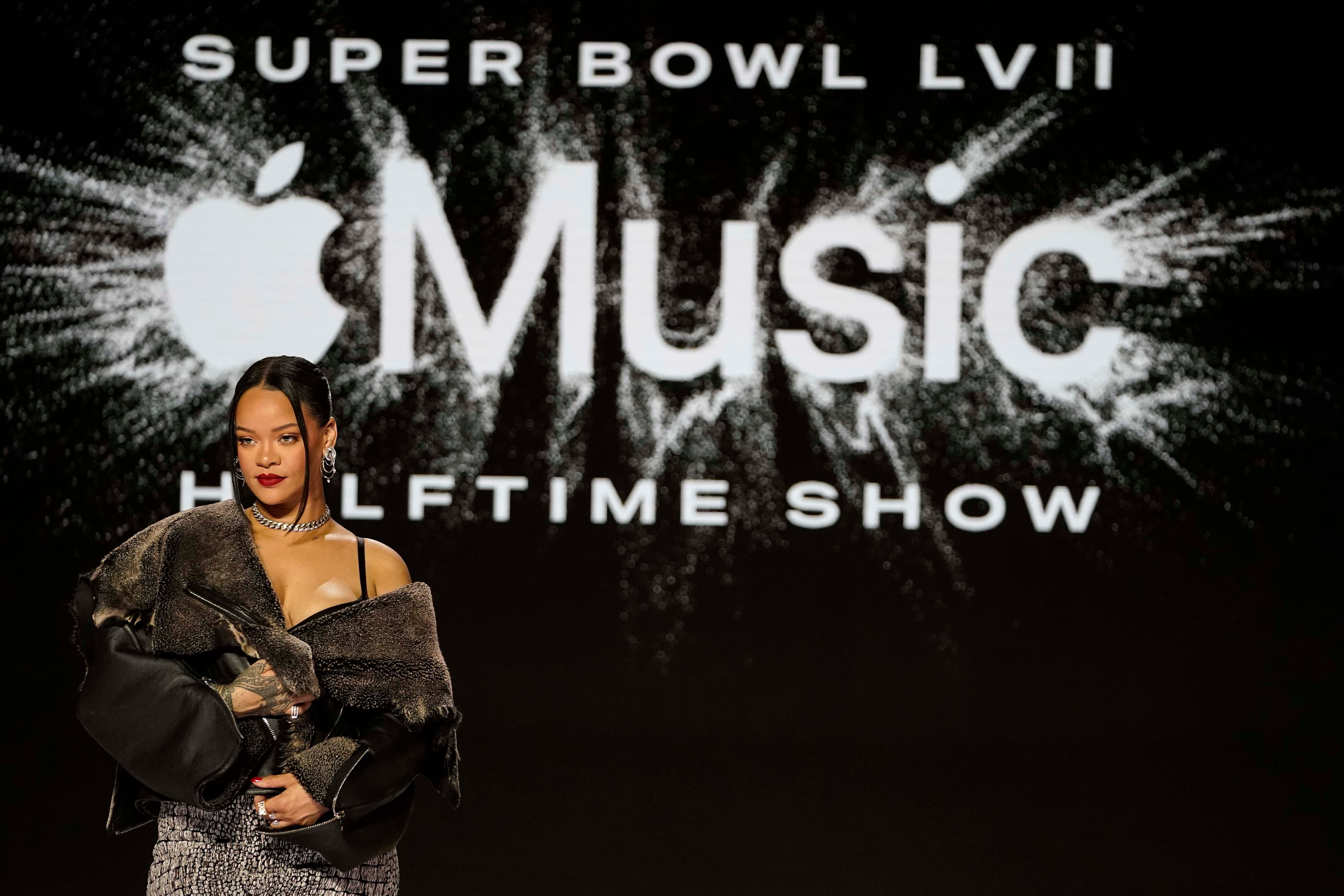 Rihanna performs medley of her songs at Super Bowl 2023 halftime show