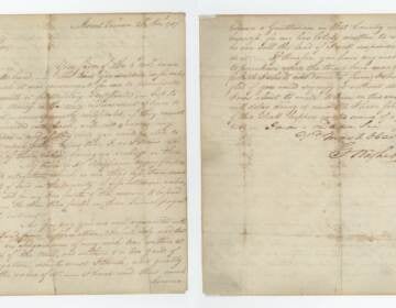 George Washington's full letter to Israel Shreve on March 5, 1787. (Courtesy of the Raab Collection)