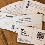 From November 2022 to April 2023, Elixir coffeeshop in Center City Philadelphia printed poems on their beverage sleeves. (Kimberly Paynter/WHYY)