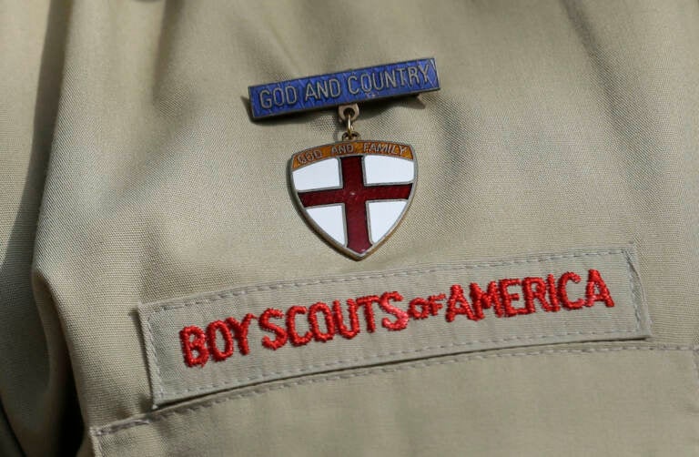 File photo: A close up of a Boy Scout uniform is photographed on Feb. 4, 2013, in Irving, Texas